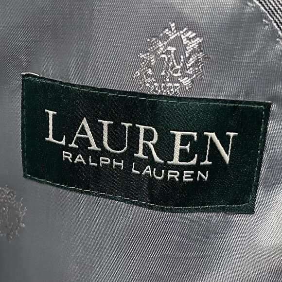 LRL Ralph Lauren 36R Sport Coat Wool Blend Stretch Gray Two Button Lined Vented - Picture 3 of 8